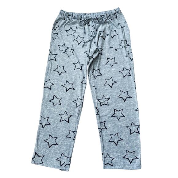 Lucky Brand Blue Star Print Pajama Pants Womens Size M - Picture 1 of 6